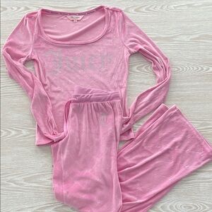 Juicy Couture Light Pink Pajama Set